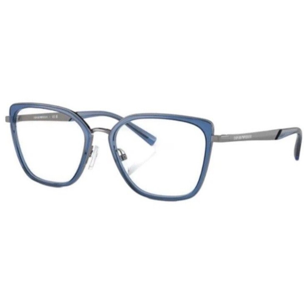 Emporio Armani EA1152 Women’s Cat Eye Eyeglass Frames – Shiny Gunmetal, Full Rim